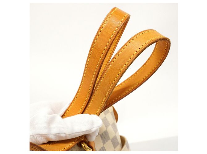 Borsa Tote Louis Vuitton Damier Azur Totally PM Bianco - vista 10