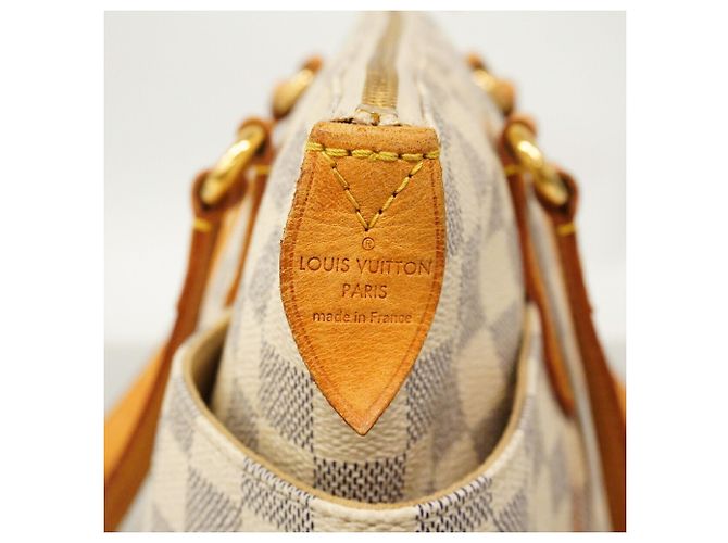 Borsa Tote Louis Vuitton Damier Azur Totally PM Bianco - vista 5