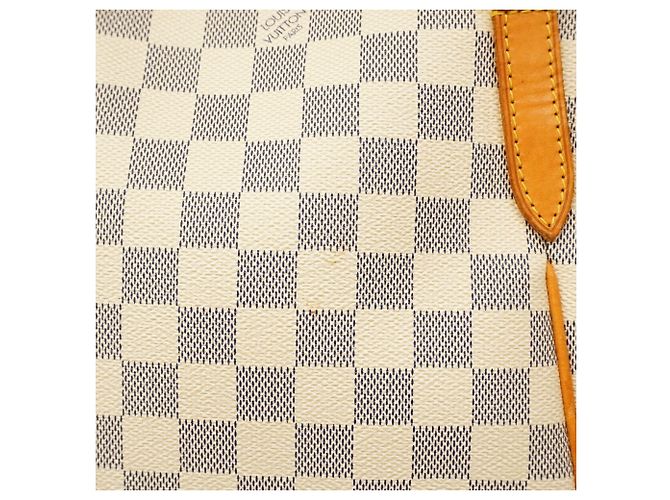 Borsa Tote Louis Vuitton Damier Azur Totally PM Bianco - vista 9