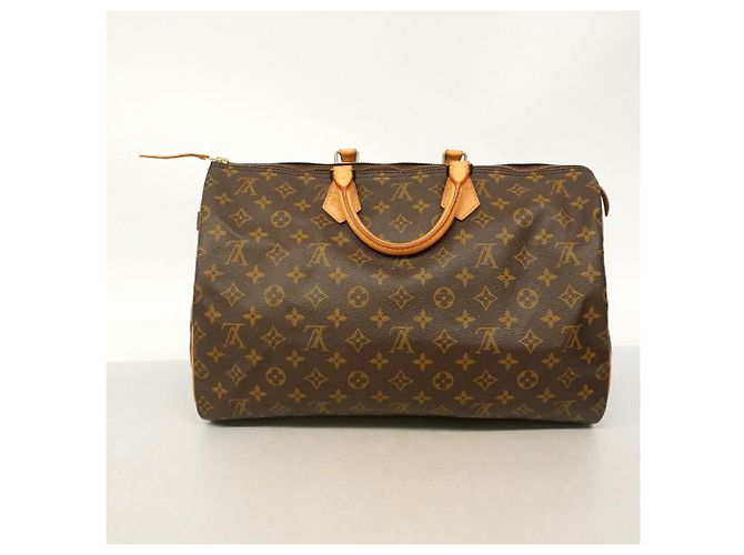 Borsa Louis Vuitton Monogram Speedy 40 Marrone - vista 12