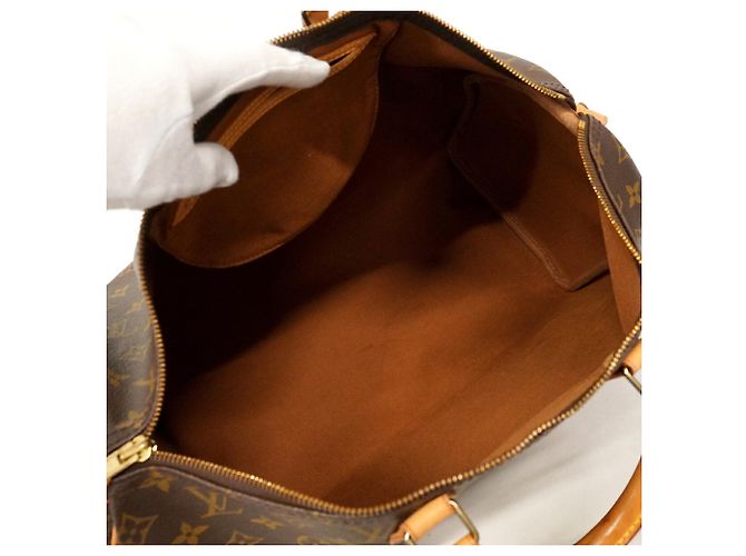 Borsa Louis Vuitton Monogram Speedy 40 Marrone - vista 4