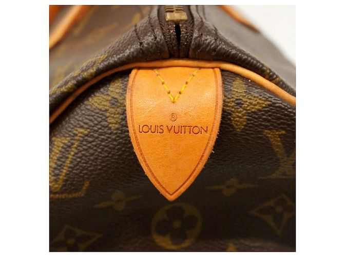 Borsa Louis Vuitton Monogram Speedy 40 Marrone - vista 5