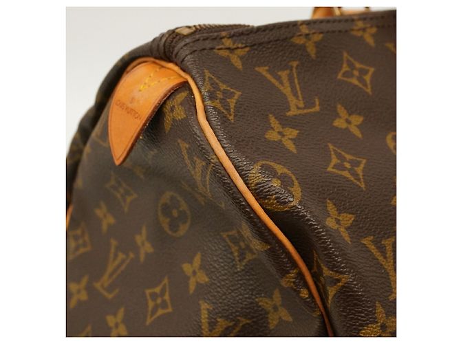 Borsa Louis Vuitton Monogram Speedy 40 Marrone - vista 7