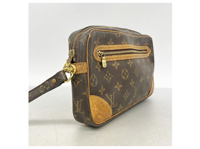 Borsa a pochette Louis Vuitton Monogram Marly Dragonne GM Marrone - vista 2