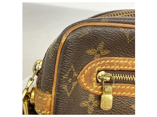 Borsa a pochette Louis Vuitton Monogram Marly Dragonne GM Marrone - vista 9