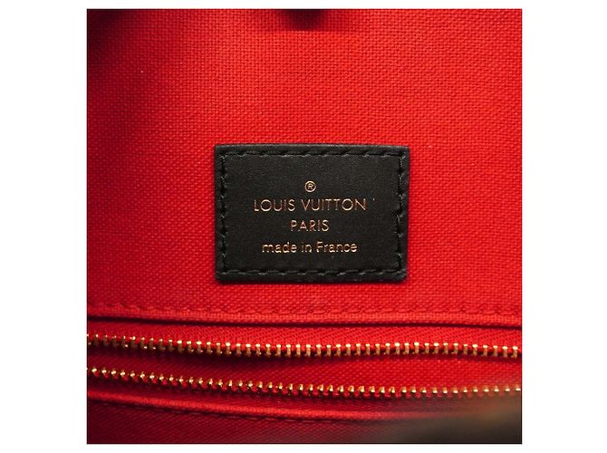Borsa Tote Louis Vuitton Monogram Giant Reverse OnTheGo MM Marrone - vista 5