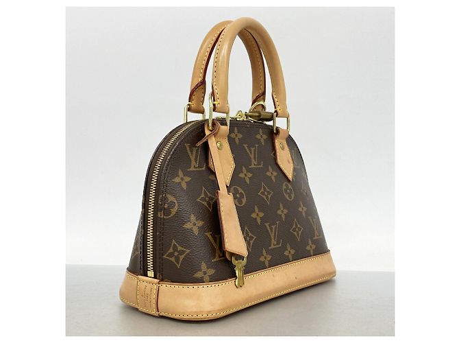 Louis Vuitton Alma BB Monogram Handbag Brown - view 2