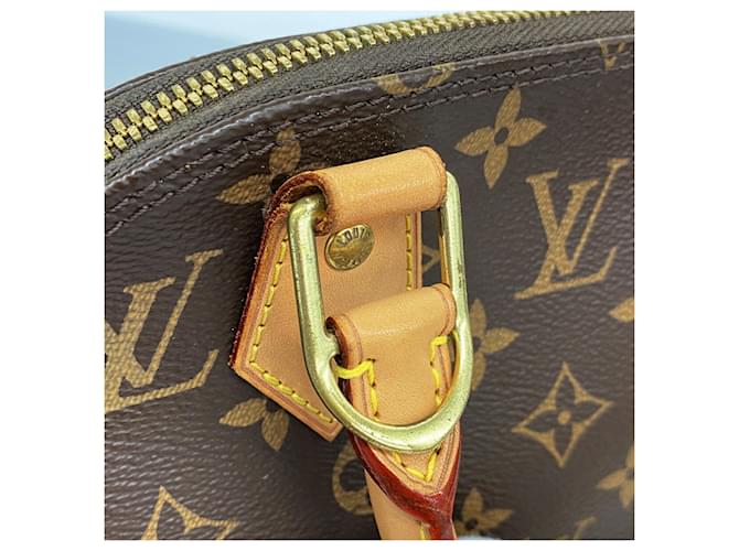 Louis Vuitton Alma BB Monogram Handbag Brown - view 7