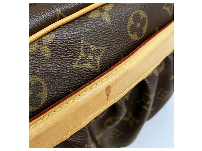 Borsa Louis Vuitton Monogram Clara Marrone - vista 7
