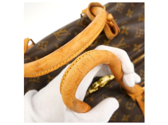 Bolso Louis Vuitton Boston Monogram Sirius 60 Castaño - vista 7