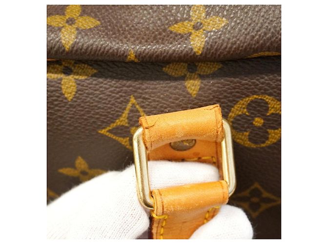 Bolso Louis Vuitton Boston Monogram Sirius 60 Castaño - vista 8