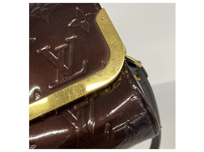 Louis Vuitton Vernis Rossmore MM Handtasche Rot - Ansicht 8