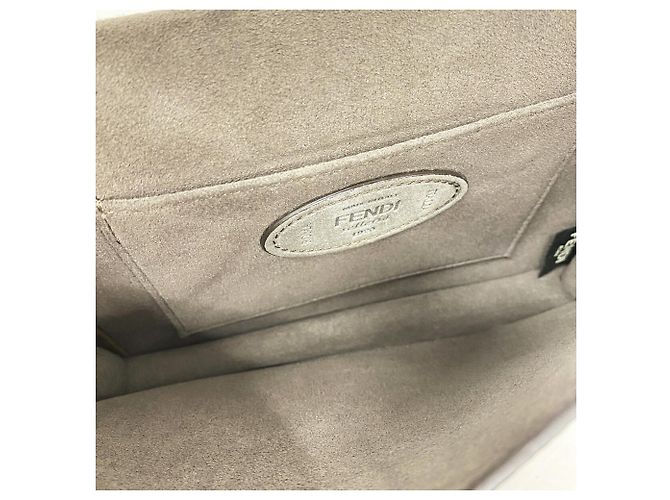 Bolso de hombro Fendi Selleria Castaño - vista 4