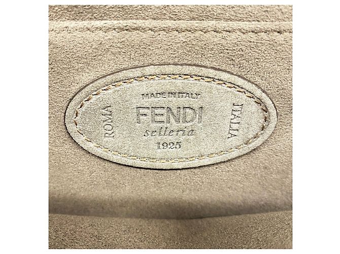 Bolso de hombro Fendi Selleria Castaño - vista 5