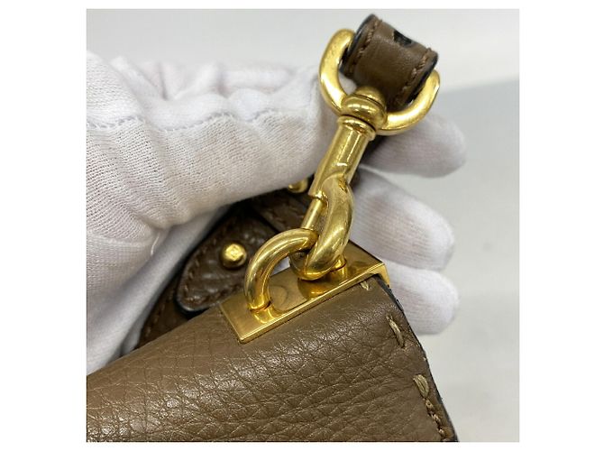 Bolso de hombro Fendi Selleria Castaño - vista 9