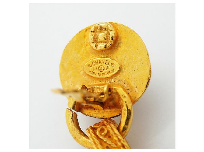 Orecchini a clip Chanel placcati oro D'oro - vista 4