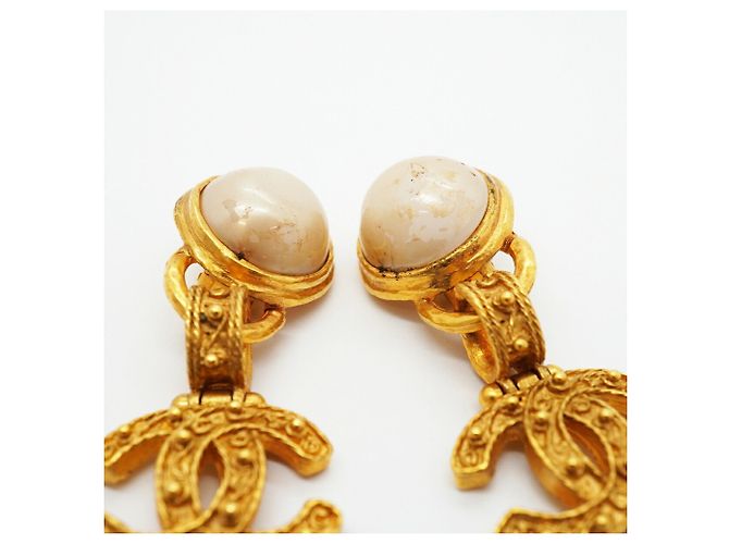 Orecchini a clip Chanel placcati oro D'oro - vista 6