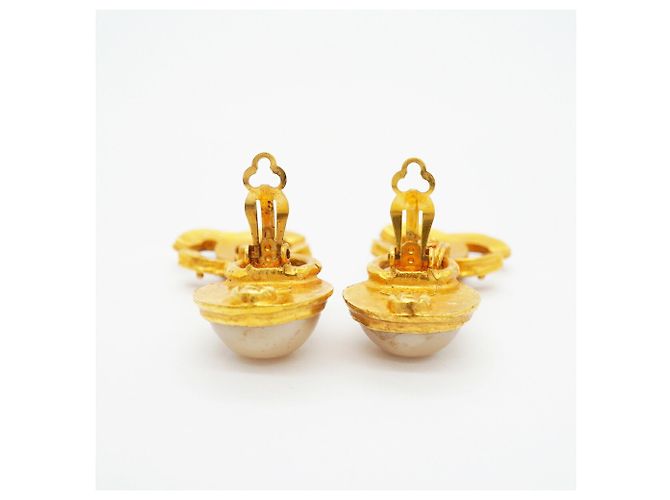 Orecchini a clip Chanel placcati oro D'oro - vista 7