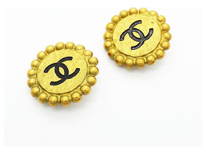 Orecchini a clip Chanel placcati oro D'oro - vista 2