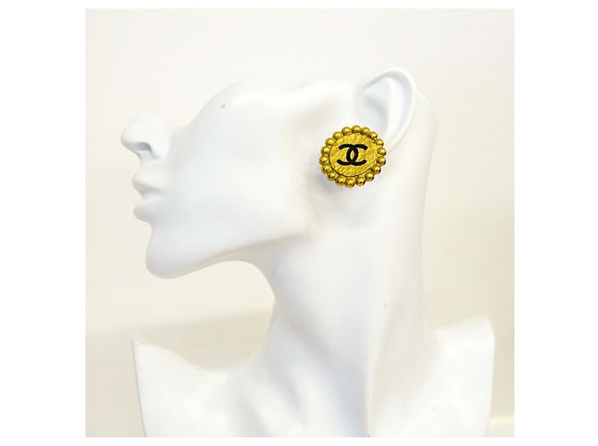 Orecchini a clip Chanel placcati oro D'oro - vista 5