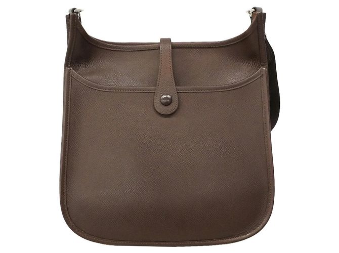 Hermès Borsa a tracolla Hermes Evelyne 2 PM Marrone - vista 11