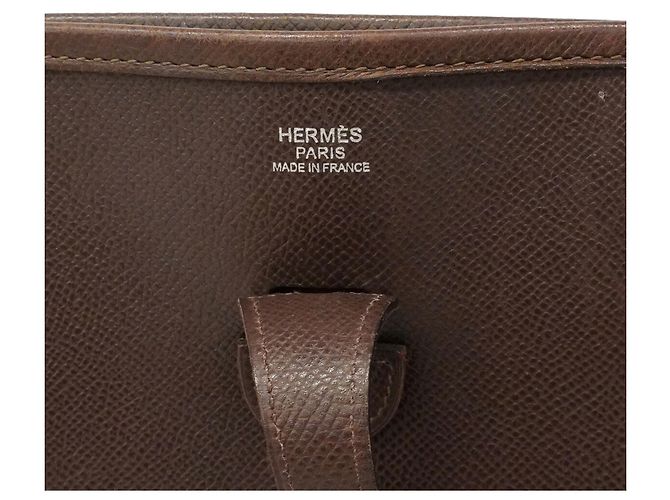 Hermès Borsa a tracolla Hermes Evelyne 2 PM Marrone - vista 5