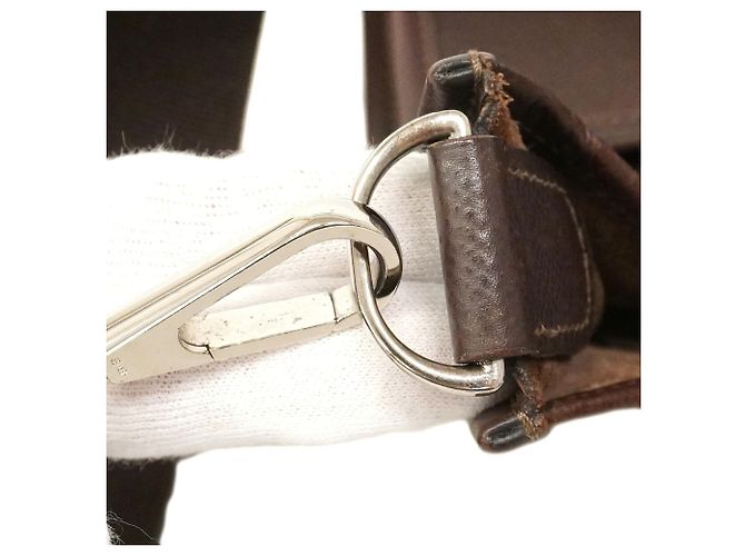 Hermès Borsa a tracolla Hermes Evelyne 2 PM Marrone - vista 8