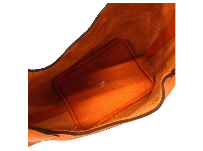 Hermès Borsa Hermes Picotin Lock PM in Orange Arancione - vista 4