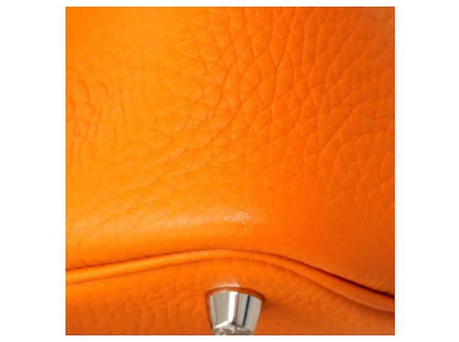Hermès Borsa Hermes Picotin Lock PM in Orange Arancione - vista 6
