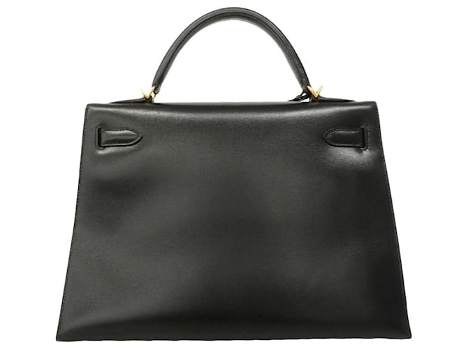 Hermès Borsa Hermes Kelly 32 Nero - vista 12