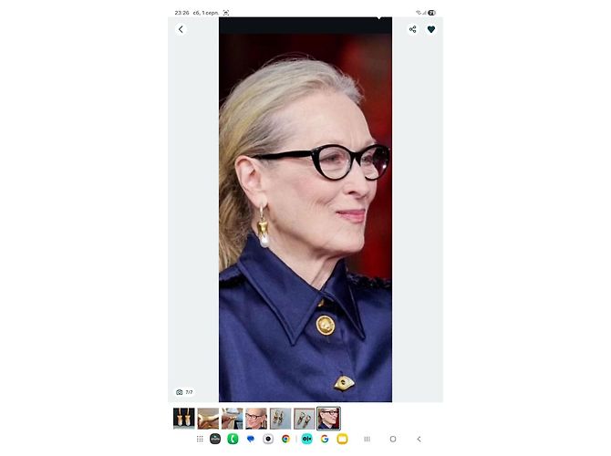 Schiaparelli Orecchini a goccia con perla e motivo a dente Bianco D'oro - vista 18