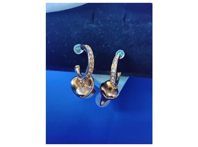 Schiaparelli Orecchini a goccia con perla e motivo a dente Bianco D'oro - vista 6