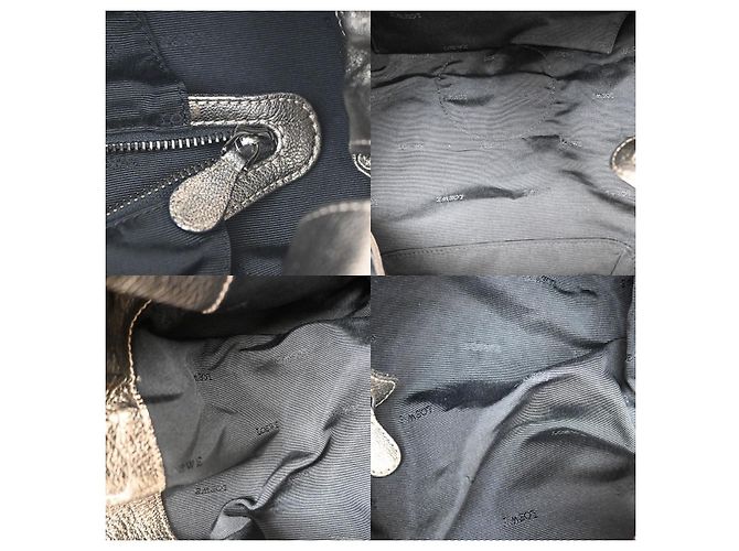 Borsa in pelle Loewe Anagram Logo Nappa Aire Marrone - vista 5
