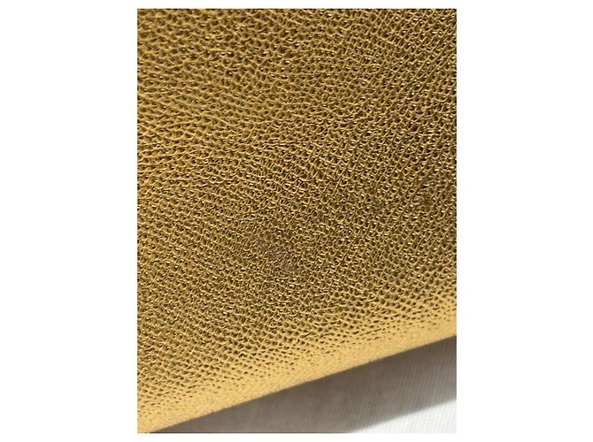 Borsa Dolce & Gabbana Sicily in pelle laminata oro D'oro - vista 5
