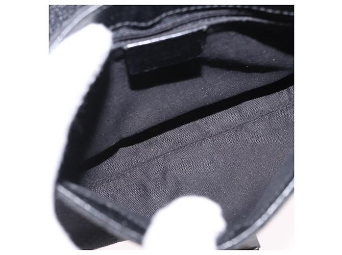 Cinto com fivela Gucci em tela GG e couro Small Preto - vista 5