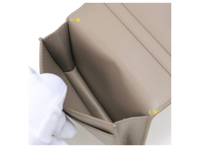 Céline Celine Brown Leather Business Card Case - view 5