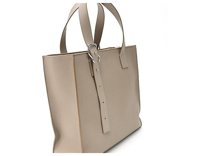 Borsa Tote Loewe Buckle Zip Grigio - vista 2