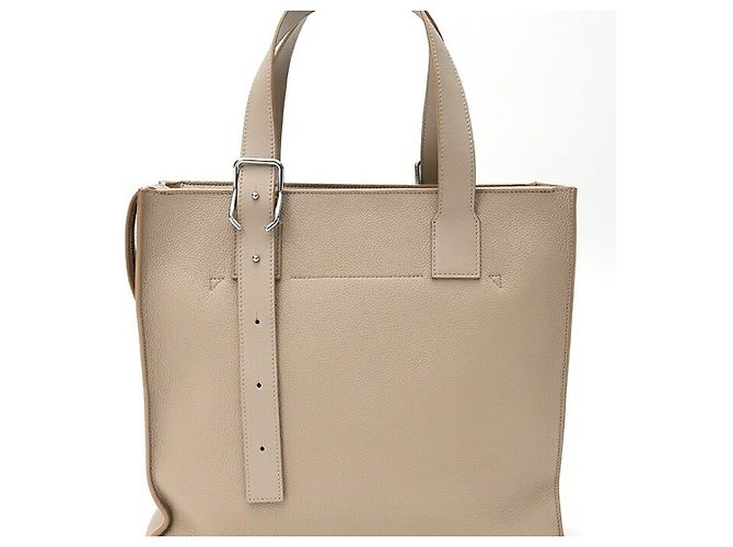 Borsa Tote Loewe Buckle Zip Grigio - vista 3