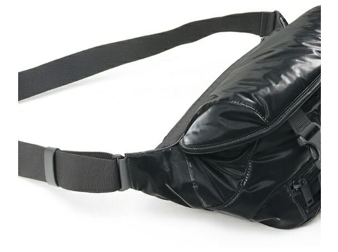 Borsa sling Saint Laurent in nylon nero - vista 2