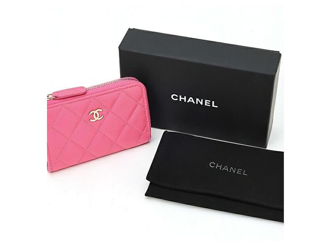 Chanel Matelassé Monedero en L AP0221 Rosa - vista 7