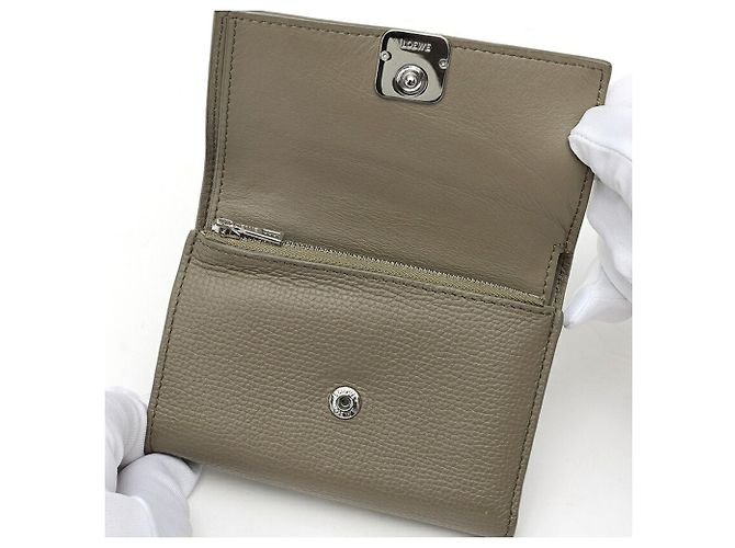 Cartera vertical Loewe Anagram Caqui - vista 6