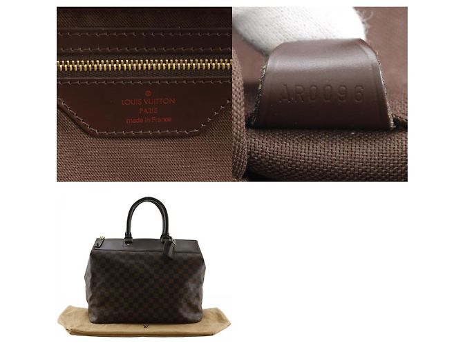 Louis Vuitton Greenwich Damier Ebene Marrone - vista 5