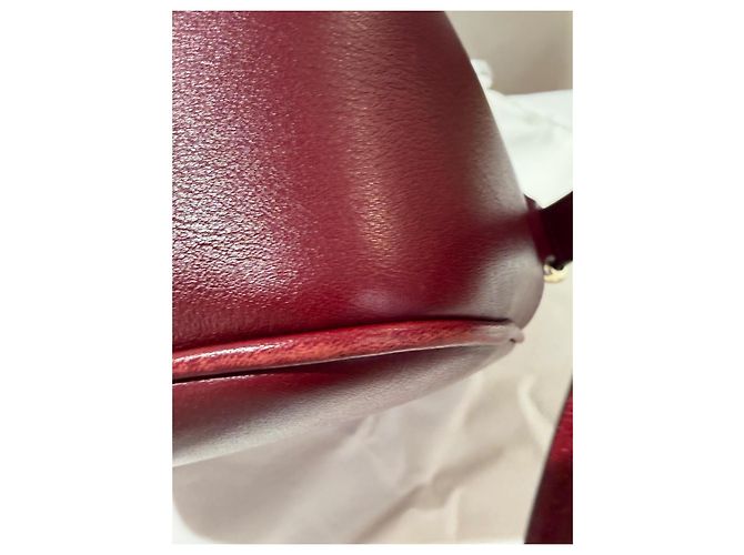 Borsa a mano Gucci Blondie in pelle rosso scuro Bordò - vista 10