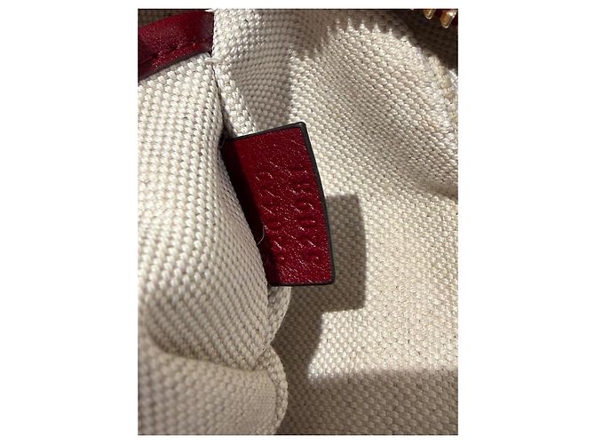 Borsa a mano Gucci Blondie in pelle rosso scuro Bordò - vista 11