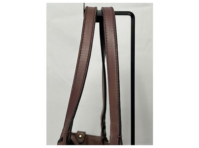 Gucci Borsa Tote in tela e pelle marrone Beige - vista 14