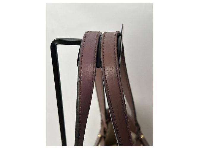 Gucci Borsa Tote in tela e pelle marrone Beige - vista 9