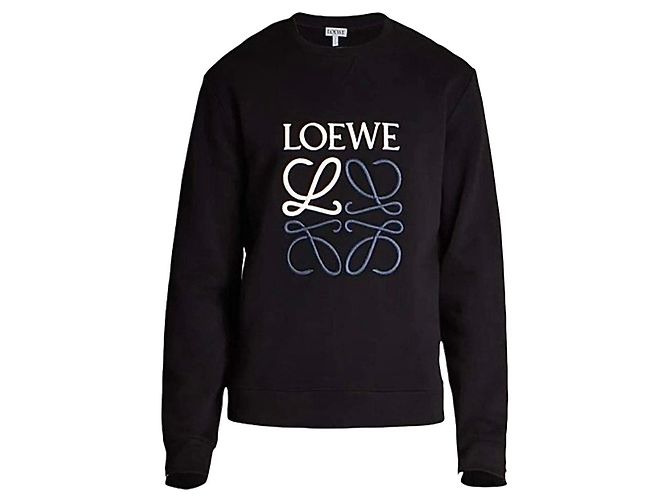 LOEWE Anagram Sweatshirt Schwarz - Ansicht 14