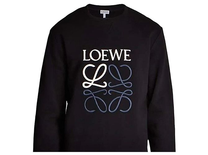 LOEWE Anagram Sweatshirt Schwarz - Ansicht 4