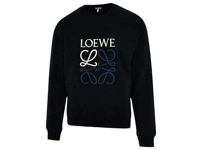 LOEWE Anagram Sweatshirt Schwarz - Ansicht 7