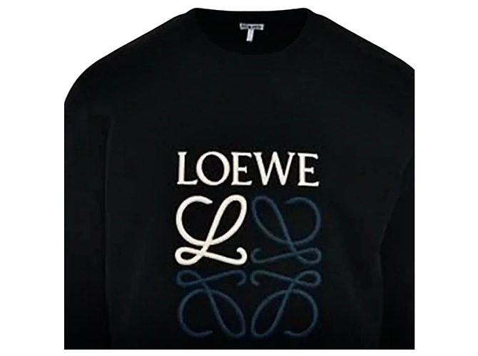 LOEWE Anagram Sweatshirt Schwarz - Ansicht 8